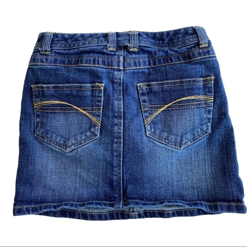 Justice Girls Denim Skirt Size 10 Slim